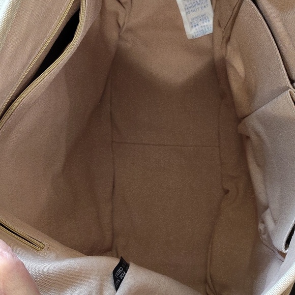 Fossil X OU Sooners Canvas Messenger Bag Tan Crimson OU Patch Adjustable Strap - Picture 8 of 9